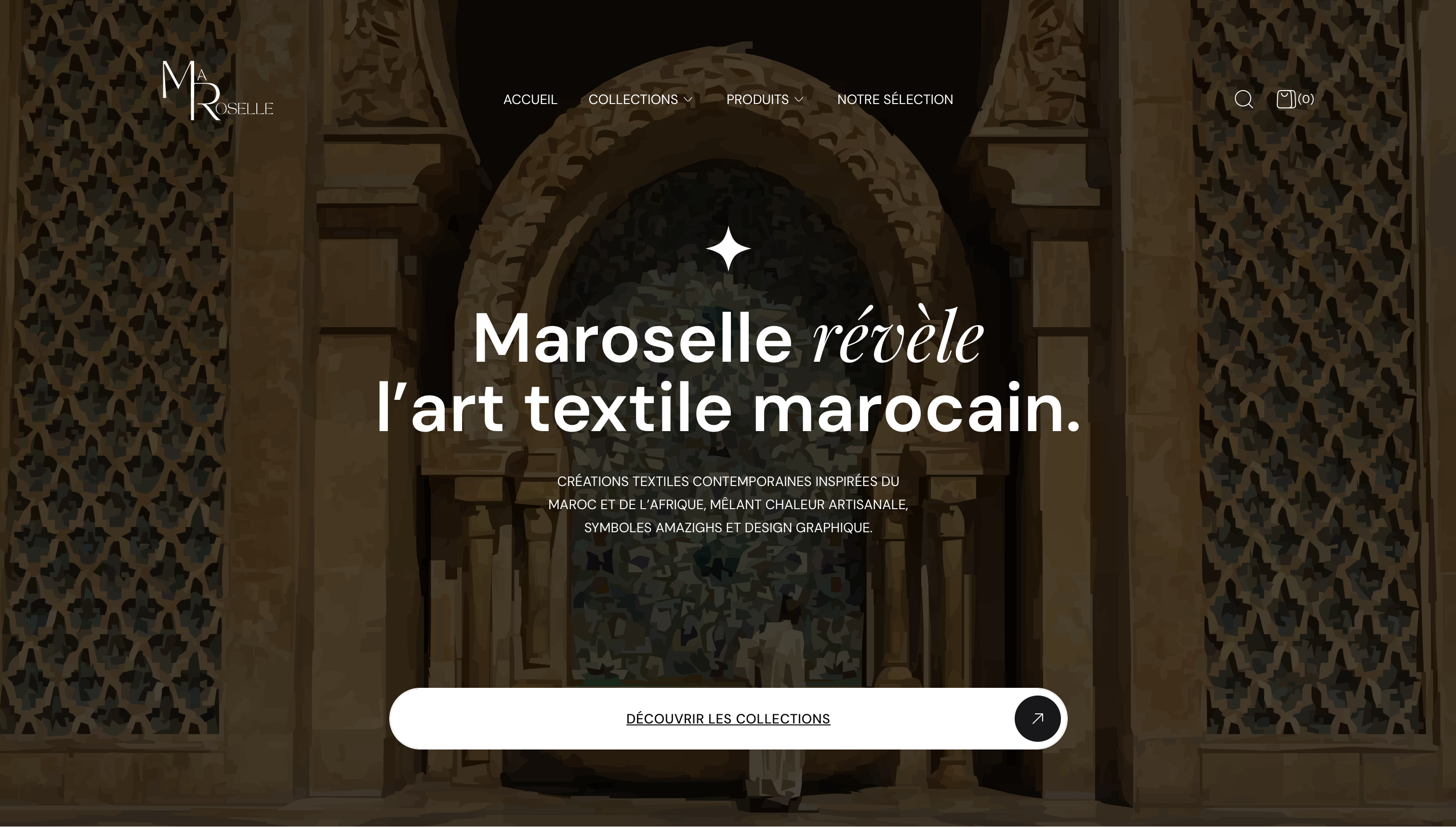 Maroselle e-commerce website preview